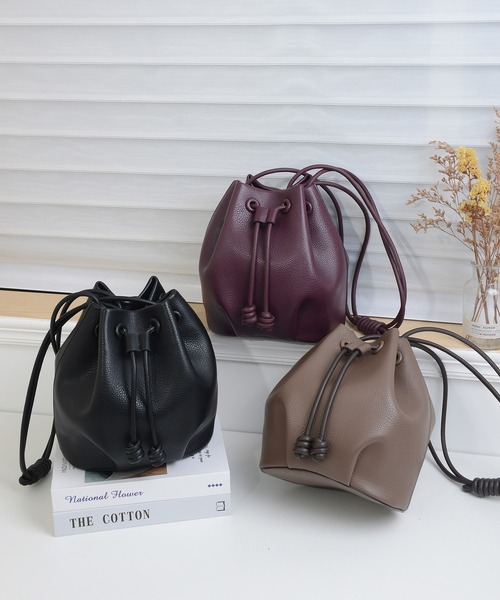 ショルダーバッグ バッグ Ungrid アングリッド ソフトグレイン巾着 Zozotown 通販 Paypayモール