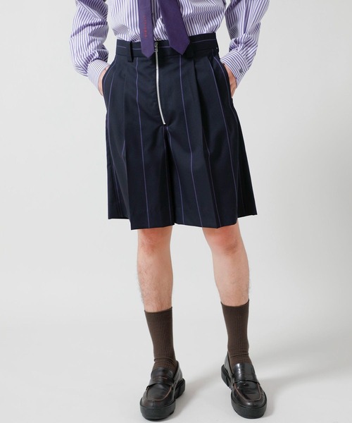 パンツ LITTLEBIG Stripe flare short pants LITTLEBIG（リトルビッグ） パンツ 【LITTLEBIG】Stripe Short