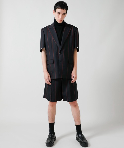 パンツ LITTLEBIG Stripe flare short pants LITTLEBIG（リトルビッグ） パンツ 【LITTLEBIG】Stripe Short