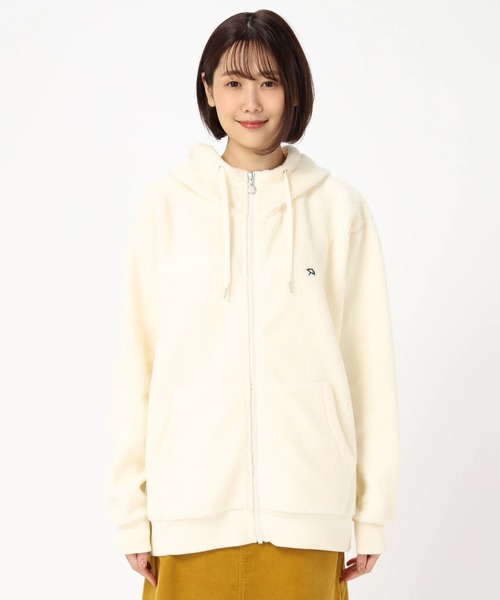 パーカー ボアフリース APチェックロゴ ジップパーカー|ZOZOTOWN PayPayモール店|03