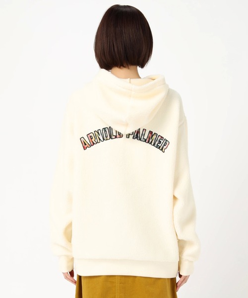 パーカー ボアフリース APチェックロゴ ジップパーカー|ZOZOTOWN PayPayモール店|05