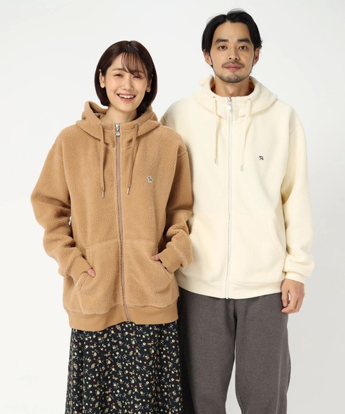 パーカー ボアフリース APチェックロゴ ジップパーカー|ZOZOTOWN PayPayモール店|13