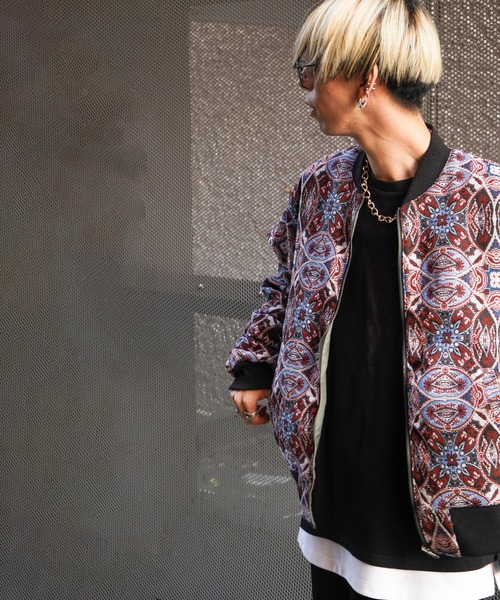 VENCE EXCHANGE ma1 ma-1 リバーシブルビッグシルエットMA-1