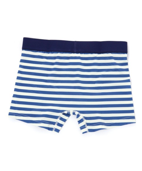 BAYFLOW（ベイフロー） ボクサーパンツ ロゴリブストライプボクサー