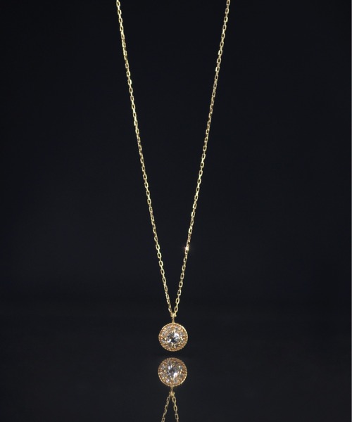 anq.（アンク） ネックレス 「anq.」K10・ダイヤモンド/ホワイト