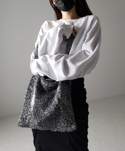 me+em select（ミームセレクト） トートバッグ 「 4color 」ラメ