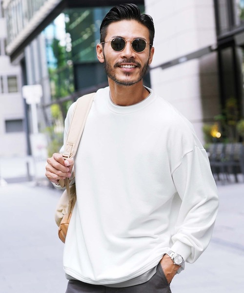 JIGGYS SHOP トレーナー スウェット フェイクレイヤード メンズ