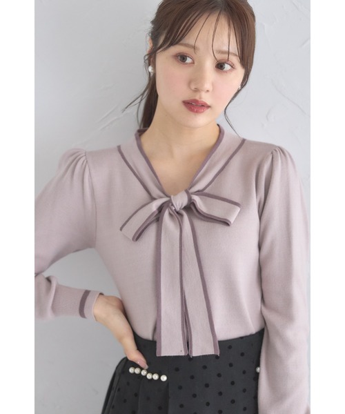 トッコクローゼットお得セット⭐完売コーディガンとボウタイニット！ tocco closet（トッコ クローゼット） カーディガン 「ZOZO限定