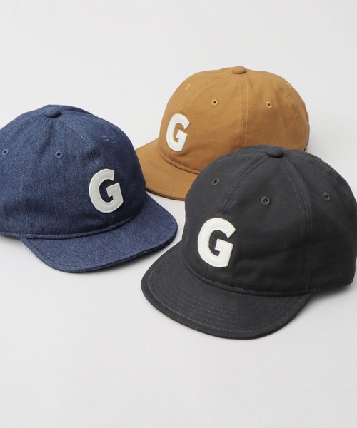 GERRY（ジェリー） キャップ 帽子 フェルトワッペン キャンバス デニム