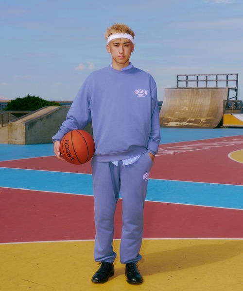 パンツ RONRON RR Basic Sweat Pants White Melange [RR22CPT1362WM] パンツ RONRON RR Basic Sweat Pants White Melange