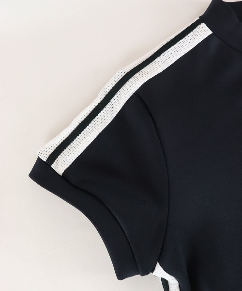 ARCHIVIO 半袖ハイネックトップス archivio tシャツ 「LADIES」ハイネック半袖プルオーバー「2024