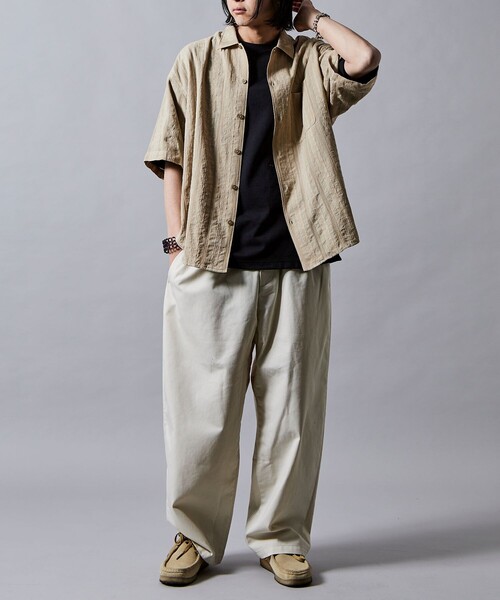 ☆レア☆Gramicci×FREAK'S STORE☆別注 オープンカラーシャツ Gramicci × FREAK'S STORE 別注！シームレス オープン カラー