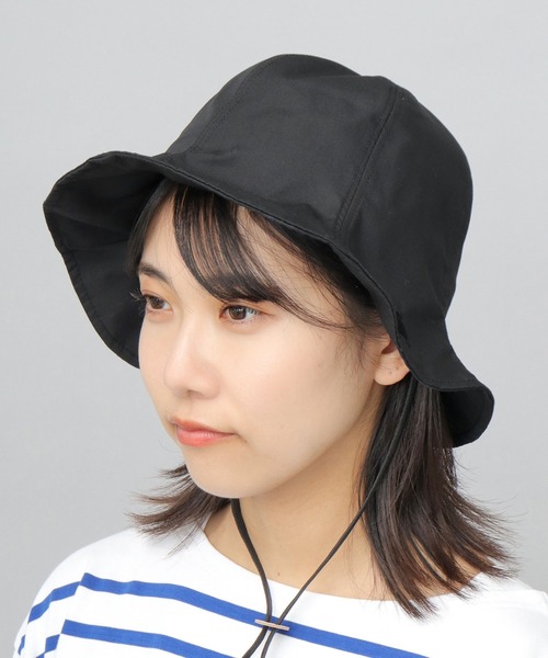 moz 帽子 ハット あご紐付き チューリップハット レディース