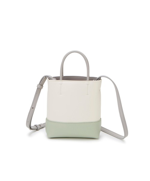 TOPKAPI COULEUR ショルダーバッグ バッグ バイカラー ミニ トート 