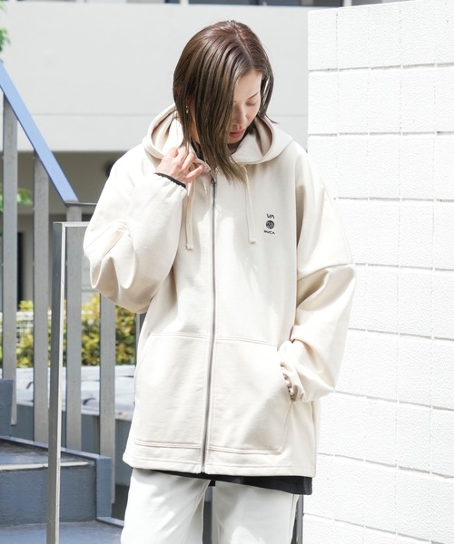 RVCA パーカー メンズ ALL TIME TERRY ZIP HOODIE 「2024年春夏