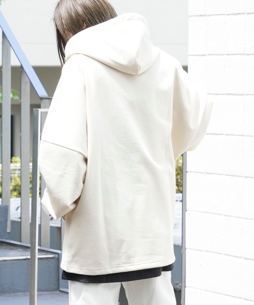 RVCA ホワイト クロップドパーカー S BE042P10-WHT-2024F-s-05-