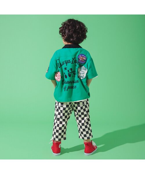 BREEZE ブラウス シャツ ボウリングシャツ キッズ 子供服 男の子