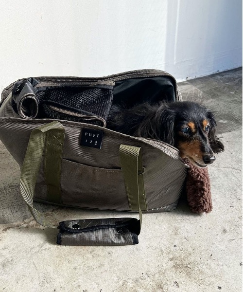 COMMON WARE ペットキャリー PUFF:pet carry tote L ドッグキャリー