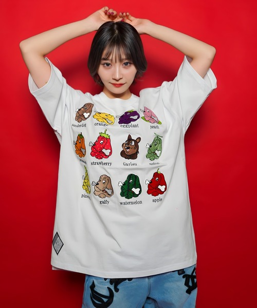 GALFY tシャツ GA×GALFY-11犬と1リスTee メンズ レディース