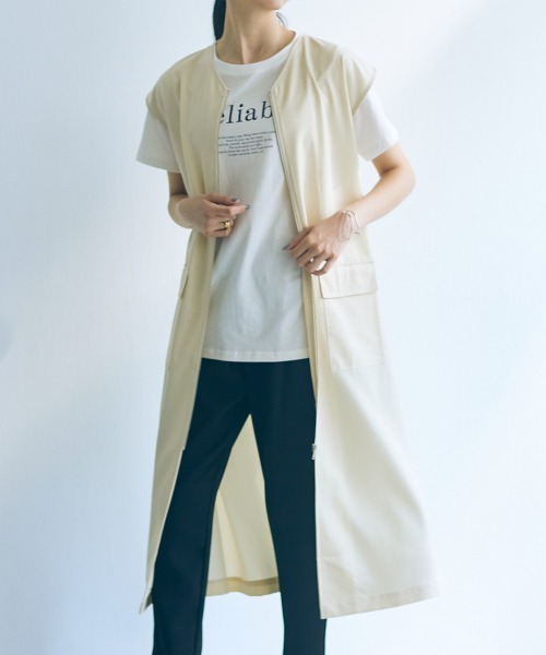 slattgir（スラットジール） ワンピース 夏 高身長 ジレワンピース