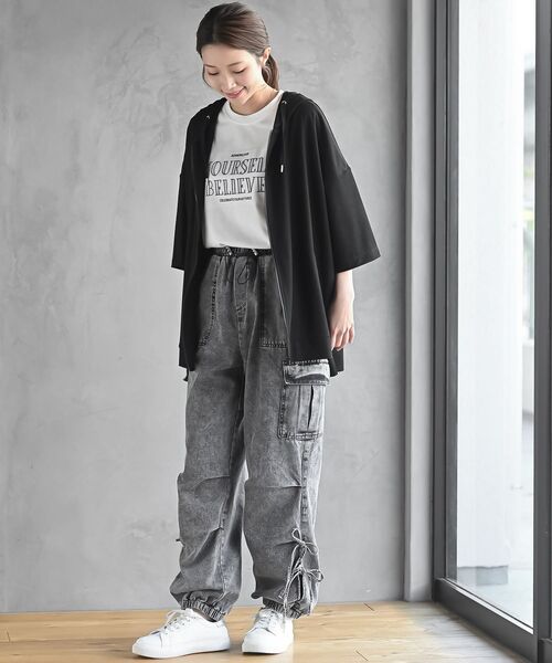 r・p・s（アールピーエス） カーゴパンツ サイドリボンデニムカーゴ