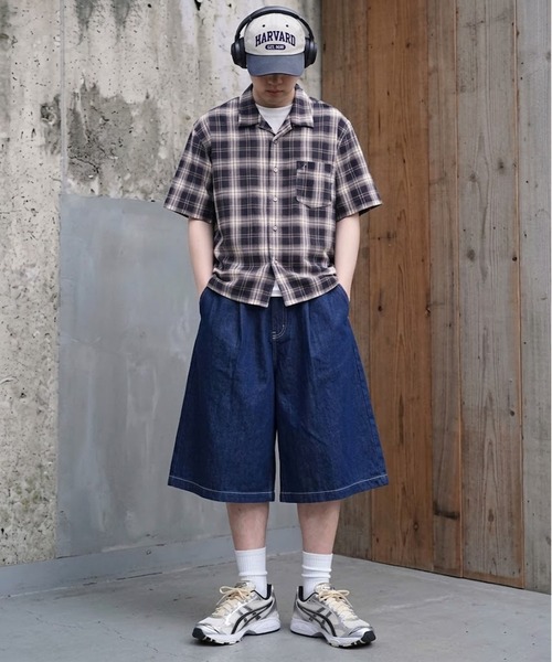 SPINNS（スピンズ） ハーフパンツ ワイドパンツ ジーンズ 短パン 3