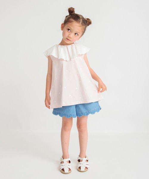 tシャツ Tシャツ 「プチプラ/ 綿100％ / 前後着れる2way」ハート柄  