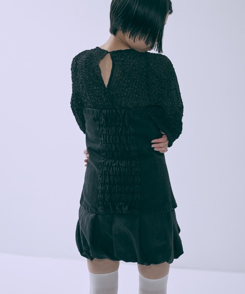 EN NEUME ブラウス シャツ Denim Bustier レディース : ZOZOTOWN