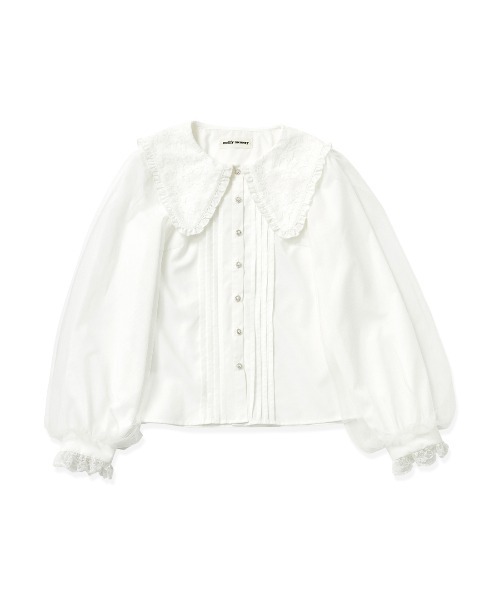 ブラウス シャツ Cute bunny lace ブラウス レディース