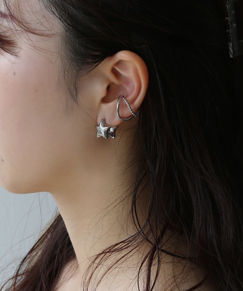 colleca la（コレカラ） ピアス 「stainless」ステンレス・両面スター