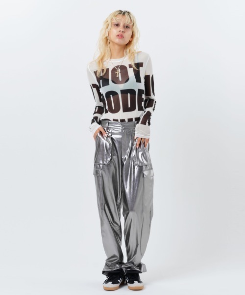 カーゴパンツ atmos pink Metalic Cargo Pants / アトモス ピンク メタリック カーゴパンツ レディース | atmos girls | 03