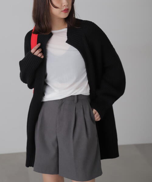 ANDMARY フリース長袖ミニワンピース ANDMARY フリース長袖ミニワンピース