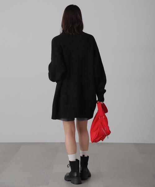 FREE'S MART（フリーズマート） ワンピース ジップニットミニ