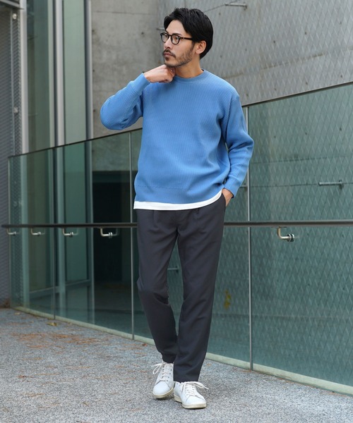 pwa パンツ　スラックス　シティーボーイ JIGGYS SHOP スラックス ポリツイルテーパードイージーパンツ