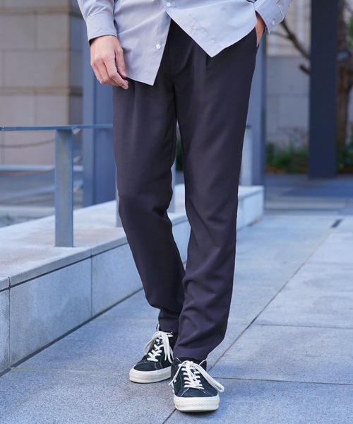 JIGGYS SHOP（ジギーズショップ） スラックス ポリツイルテーパード