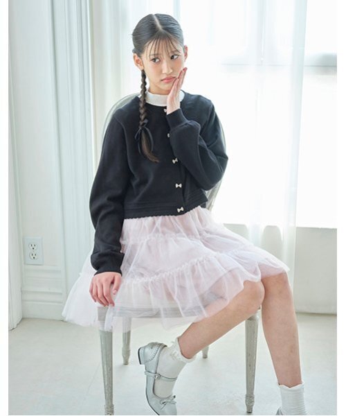 mezzopiano メゾピアノ 美品！130cm 楽天市場】メゾピアノ(mezzo piano)シェルスカラップ刺しゅう 肩