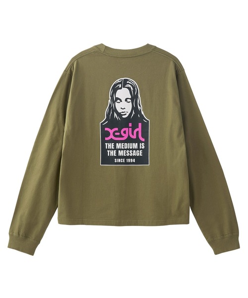 早い者勝ち X-girl CASTLE L/S TEE ロングシーズンで大活躍 早い者勝ち X-girl CASTLE L/S TEE ロングシーズンで大活躍
