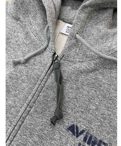 AVIREX アヴィレックス STENCIL STAND ZIP SWEAT パーカー AVIREX アヴィレックス STENCIL STAND ZIP SWEAT パーカー