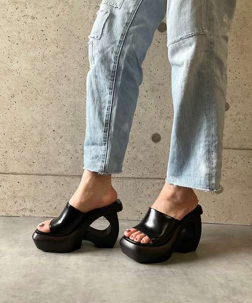 Jeffrey Campbell サンダル デザインヒール 厚底サンダル