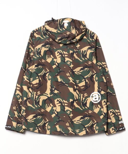 AAPE BY A BATHING APE」 マウンテンパーカー SMALL グリーン系