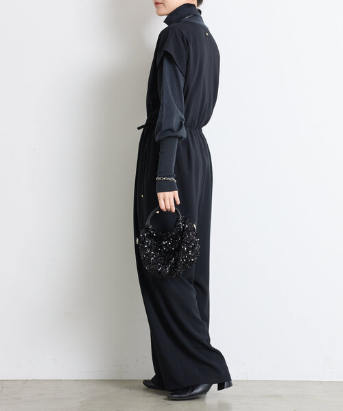 美品　COLLAGE GALARDAGALANTE ネオレザーサロペットF COLLAGE GALLARDAGALANTE｜ジャージーサロペット | Rakuten