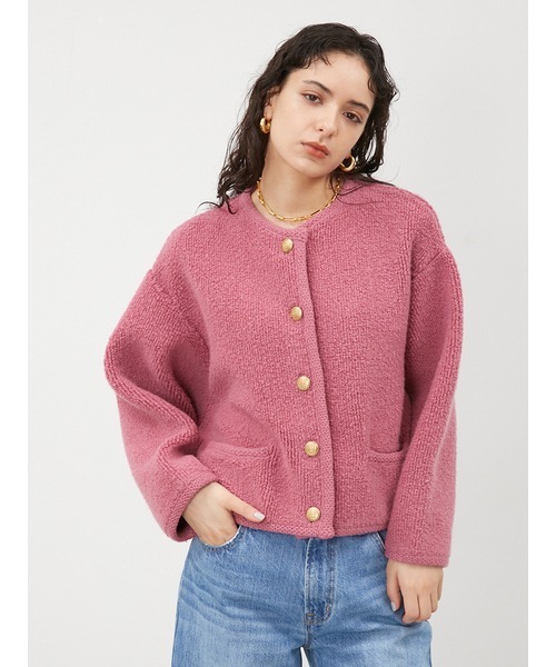 ミラオーウェン　カーディガン　1 Mila Owen（ミラオーウェン） ニットカーディガン 1 ネイビー