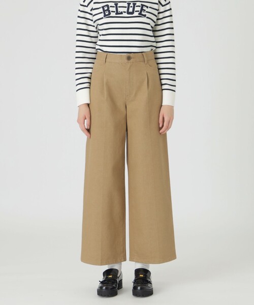 BLUE LABEL CRESTBRIDGE パンツ デニムワイドパンツ レディース