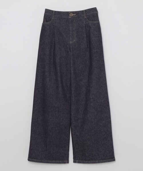 BLUE LABEL CRESTBRIDGE パンツ デニムワイドパンツ レディース
