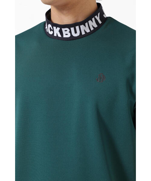 ダブルフェイスカノコ半袖モックネックカットソー | Jack Bunny