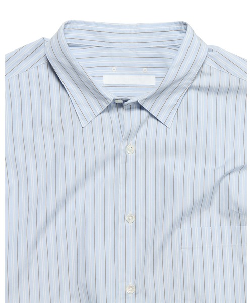 SOPHNET.（ソフネット） シャツ STRIPE REGULAR FIT S/S SHIRT メンズ