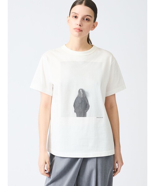 tシャツ mizuiro ind フォトプリントT レディース
