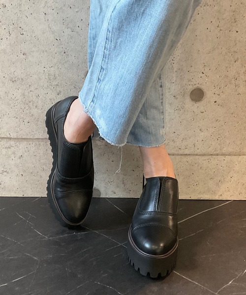 ALL BLACK（オールブラック） フォーマルシューズ 「本革/厚底/6.5cm