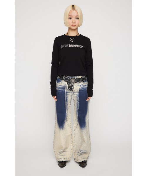 LAGUA GEM（ラグアジェム） tシャツ EMBROIDERY CUT トップス