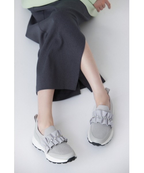 スタッカート（STACCATO）/ラッフルニットコンビスリッポン STACCATO（スタッカート） スニーカー ラッフルニットコンビスリッポン